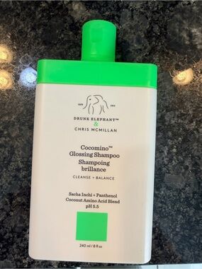 Drunk Elephant Cocomino Glossing Shampoo - Neon Green & White